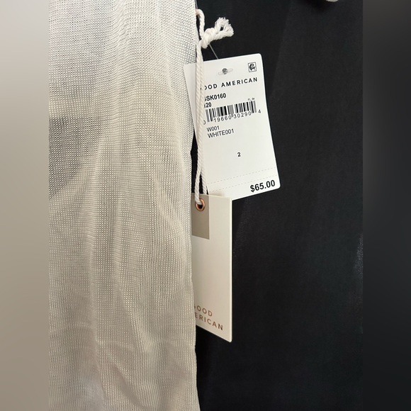 NWT Good Amercian Mesh Top with Peek-A-Boo Back - GA Sz 2 / XS - Picture 3 of 7